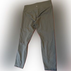 Lululemon size 14 Align yoga pants in dark forest color 25 in